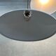 2x vintage white metal pendant lamps – 1980s