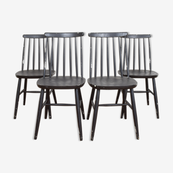 A set of four chairs 1960