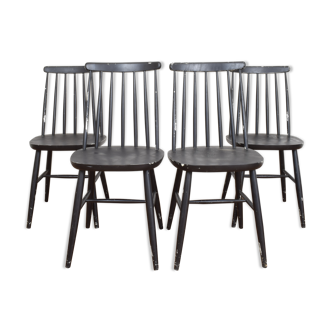 A set of four chairs 1960