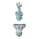 Glazed ceramic fountain from the 1970s.