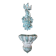 Glazed ceramic fountain from the 1970s.