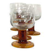 Lot de 4 verres vintage