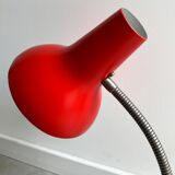 Large Mid Century red SIS desk lamp