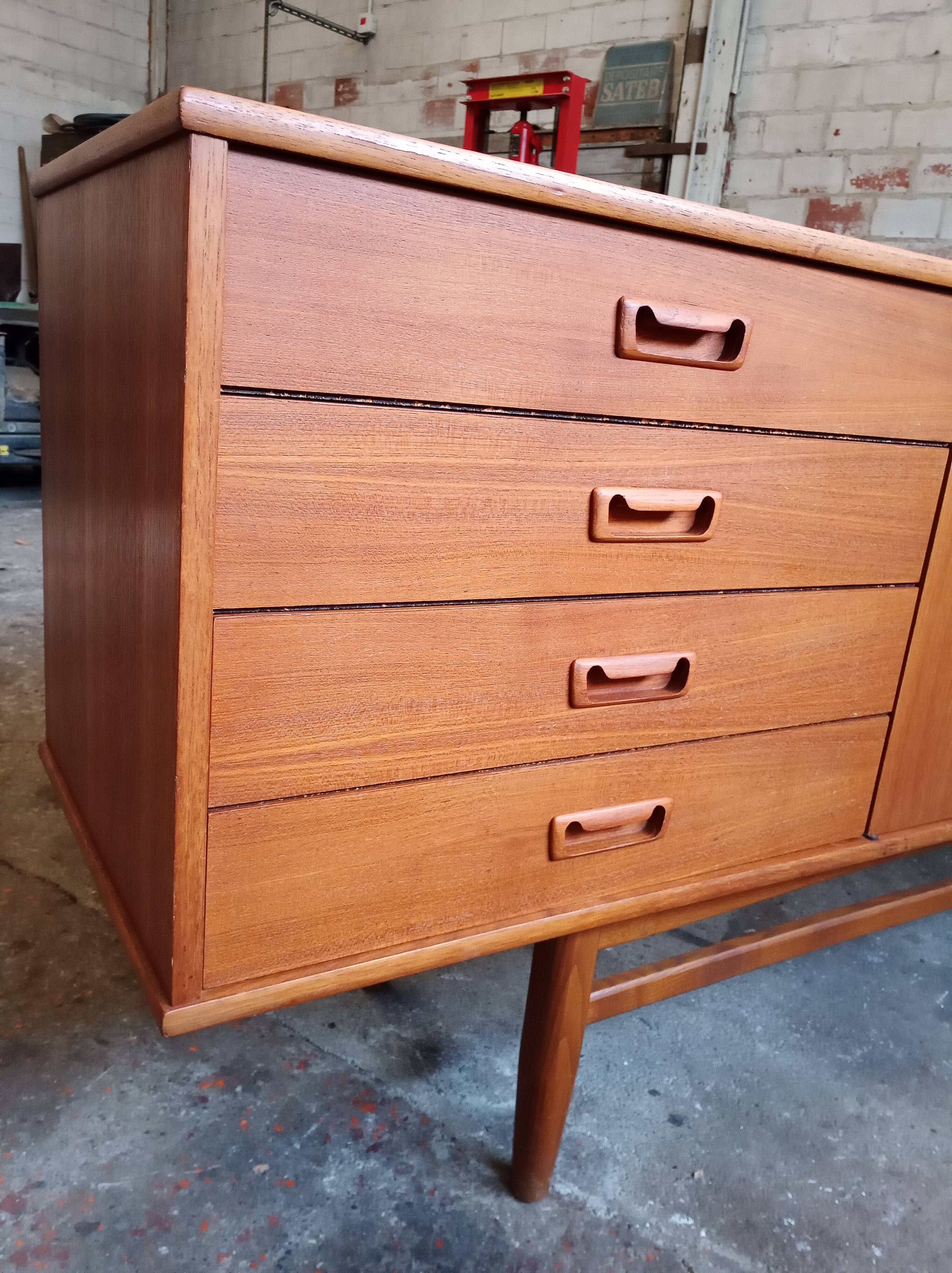 Scandinavian Doubinski teak sideboard