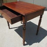Solid mahogany writing table