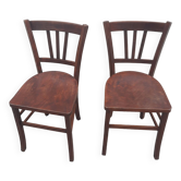 Paire de chaises bistrot
