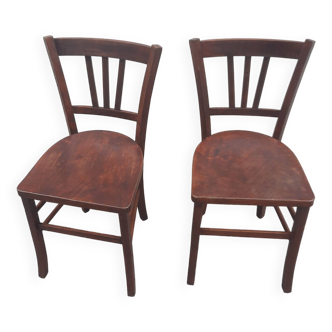 Pair of bistro chairs