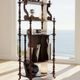 Partition and music cabinet Napoleon III in red wood – Late 19th century