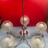 Chandelier "vintage design" 70, 5 fires