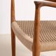 Niels O. Møller chair Model 56 in Teak, 1960s Denmark