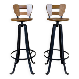 2 tabourets de bar des