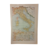 Ancienne carte de l'Italie de 1922