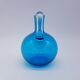 Blue blown glass pitcher