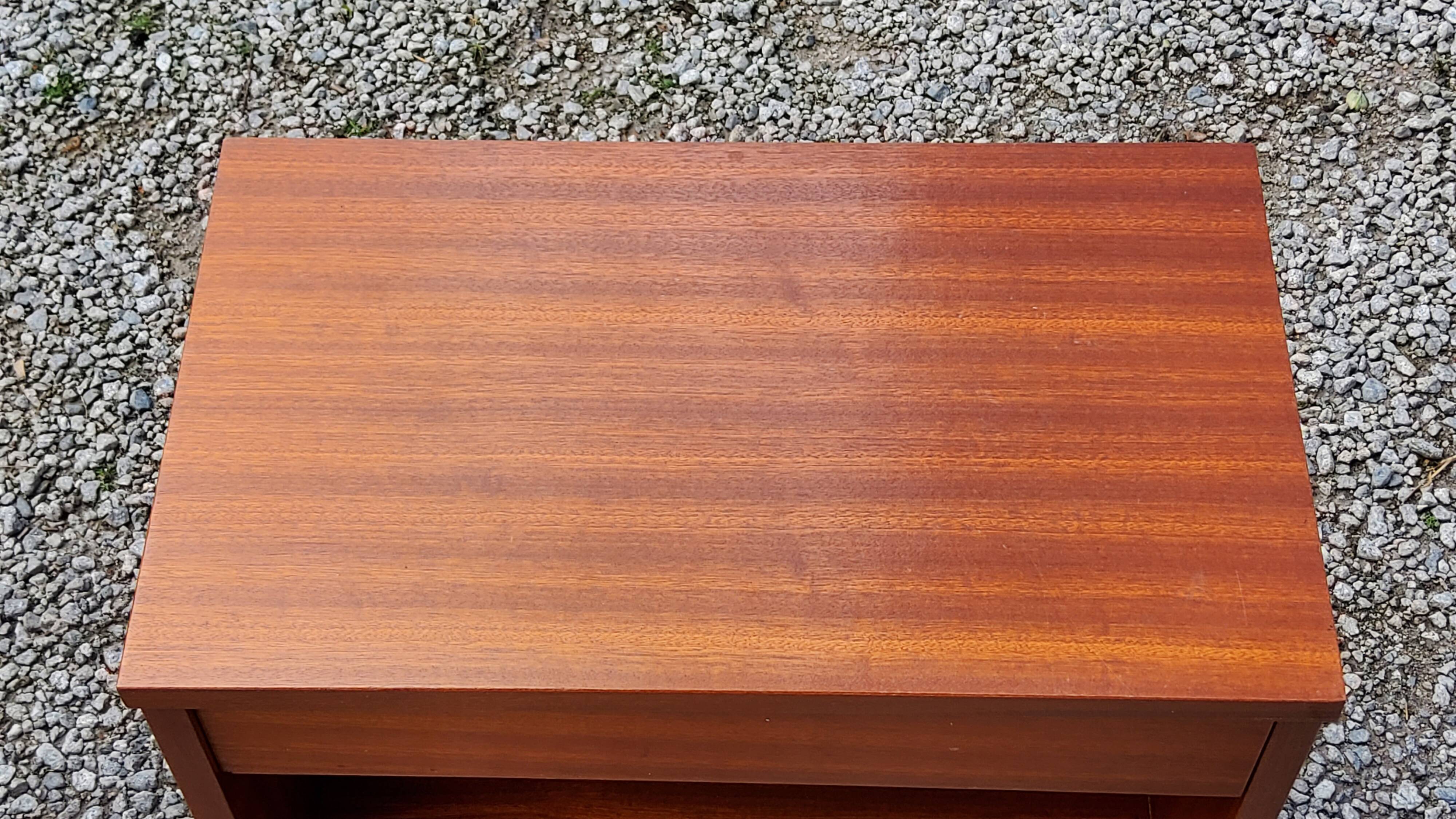Pair of vintage bedside tables from the 60s in Scandinavian style