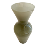 Opaline gray green vase