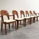 6x Dining chairs by Koefoeds Hornslet, 1970s