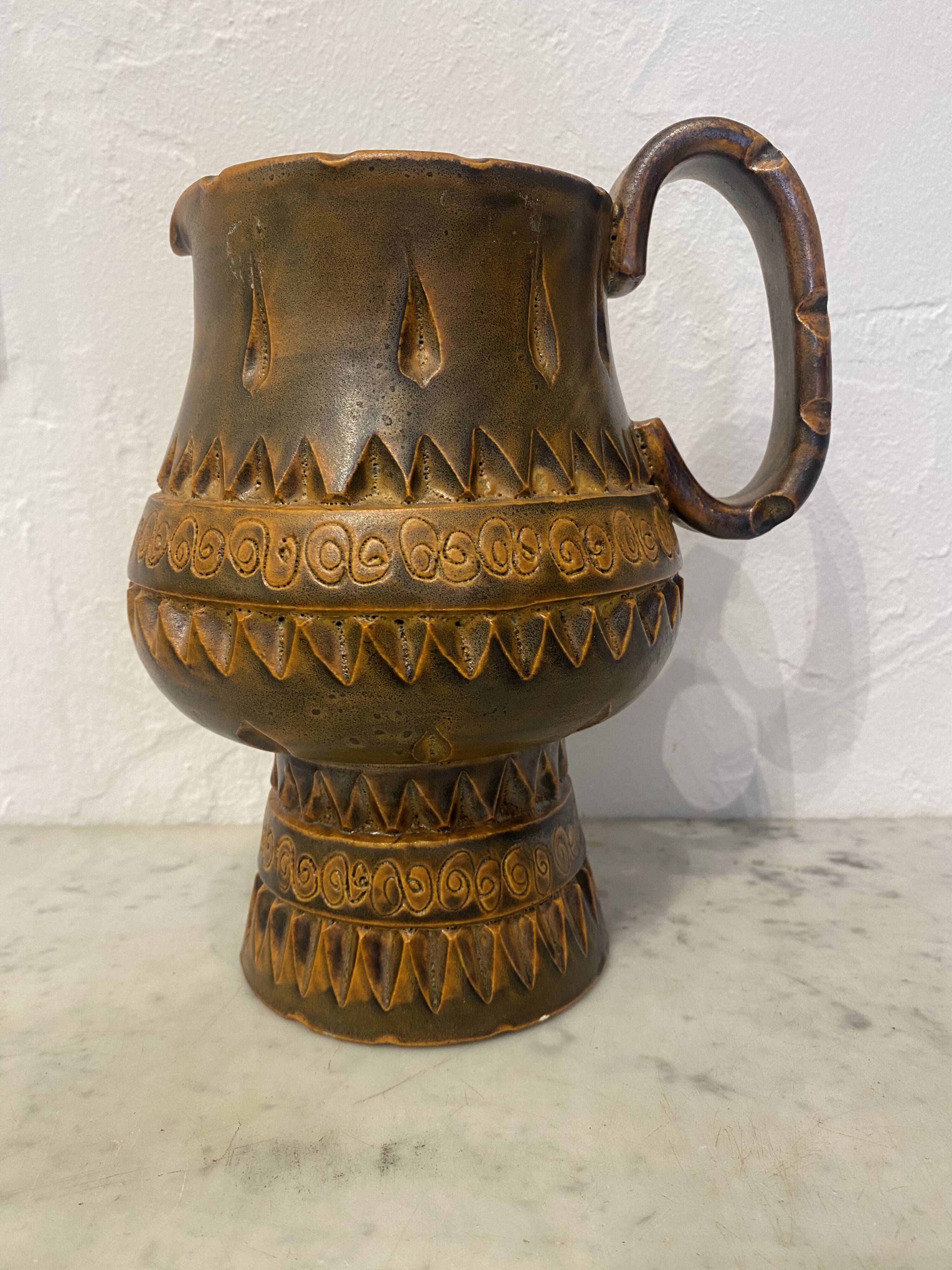 Service - ceramic - H. Bessone - Vallauris - France - 20th century