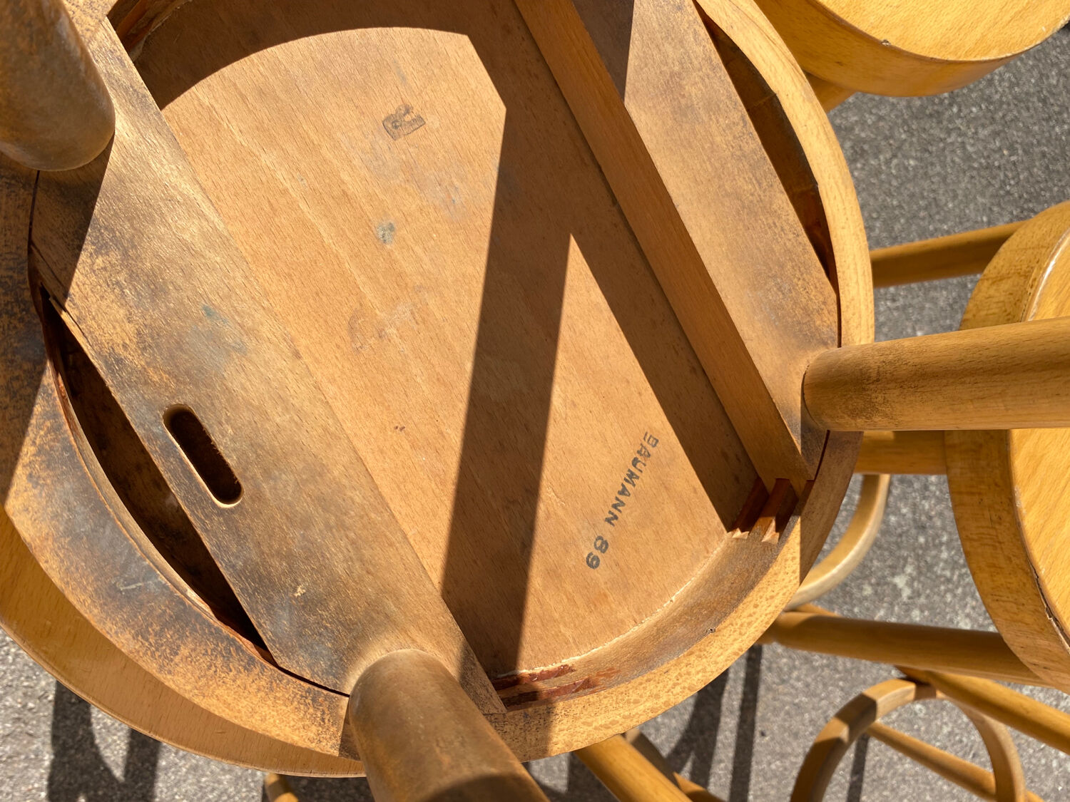 Set of 6 Baumann bistro stools