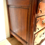 Commode en noyer xviiieme siecle