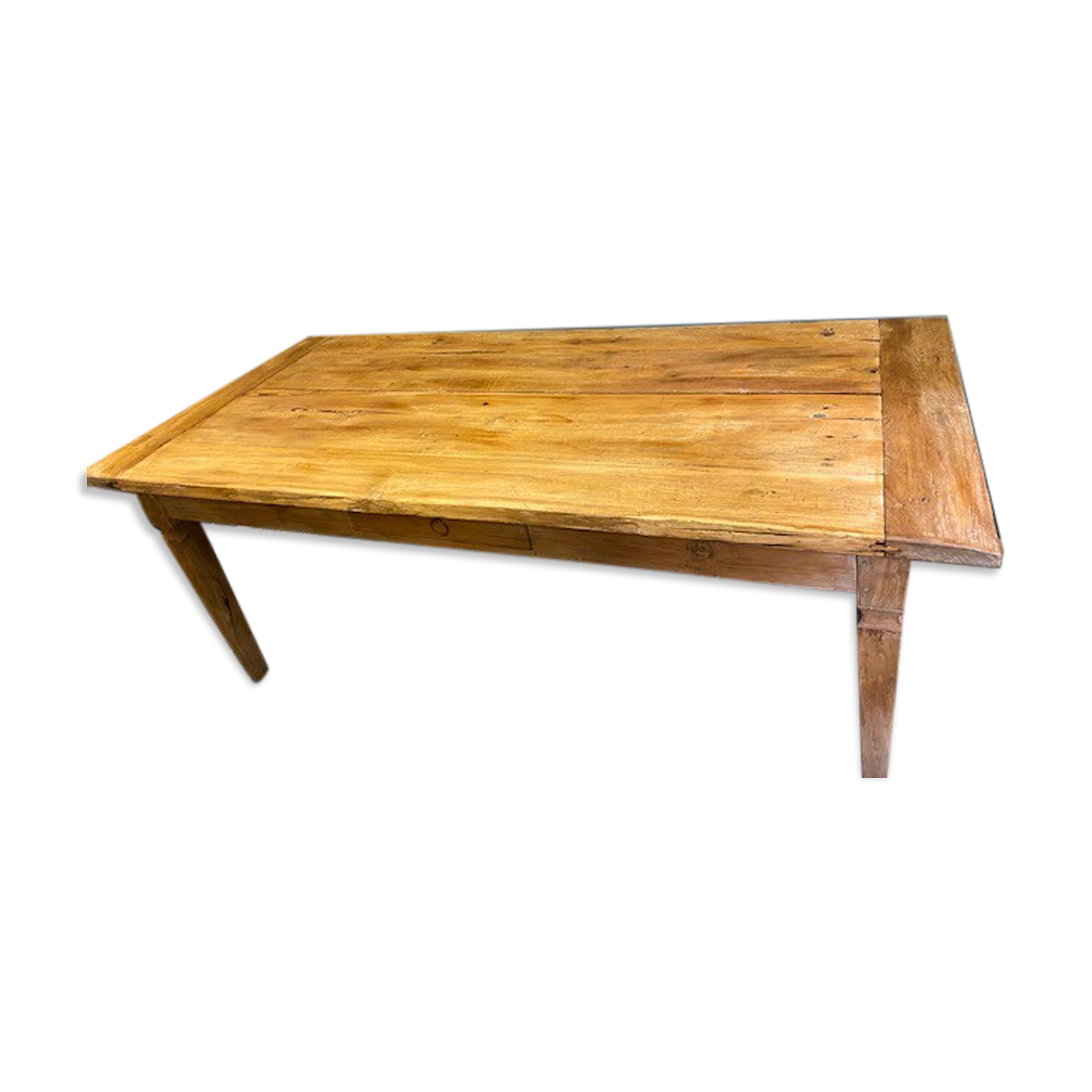 Old wooden table with drawer