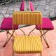 Lafuma vintage folding chair chantazur, france 1960