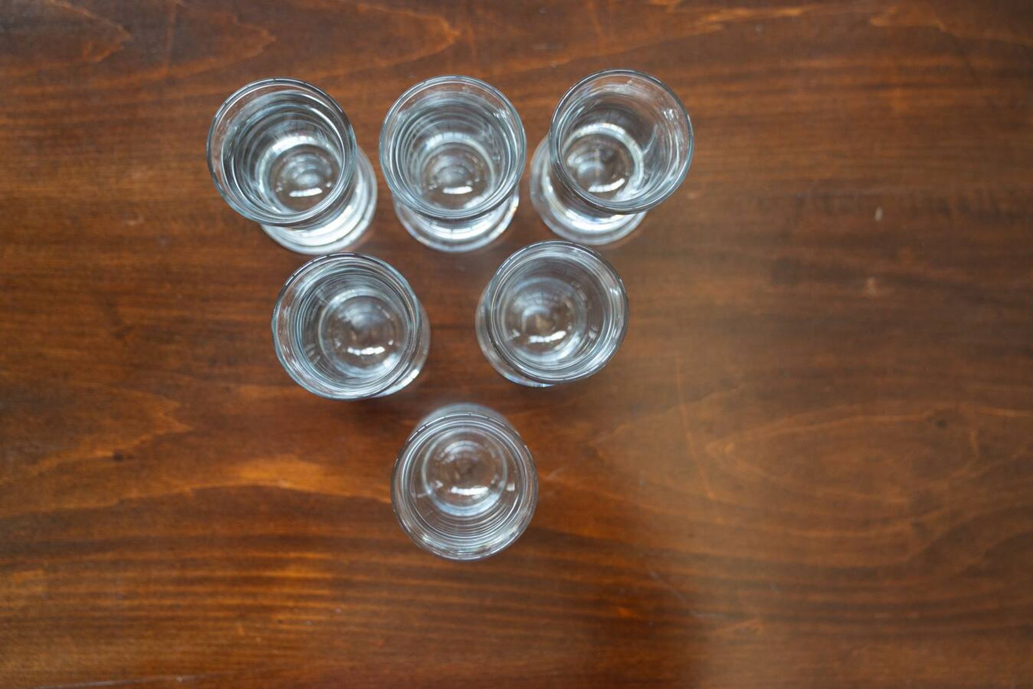 Crystal liqueur glasses, set of 6, 1970