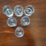 Crystal liqueur glasses, set of 6, 1970