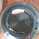 Mexican popular art vase decorated with parrots and toucans.