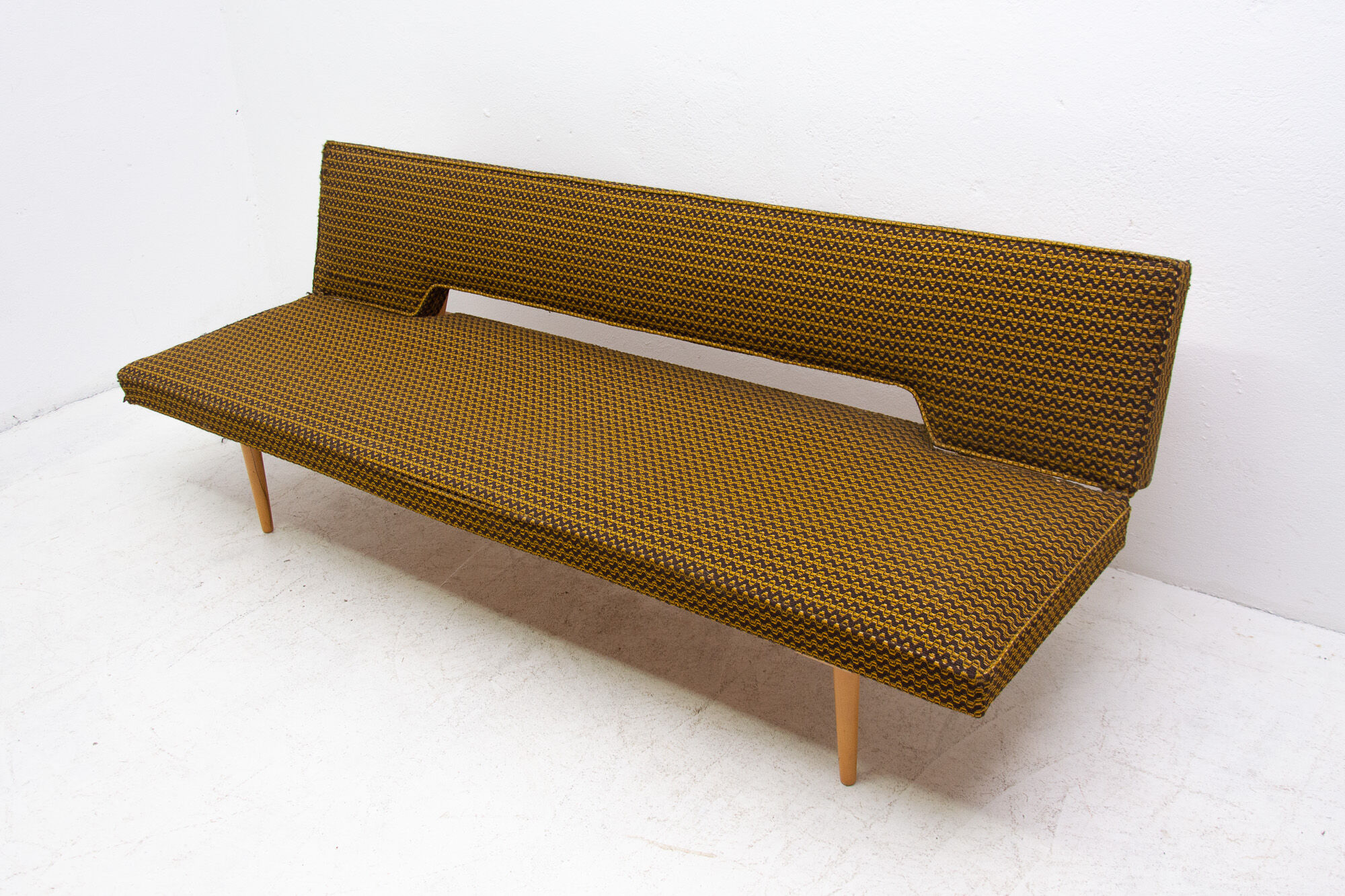 Midcentury adjustable sofa bench by Miroslav Navrátil, 1960s, Czechoslovakia