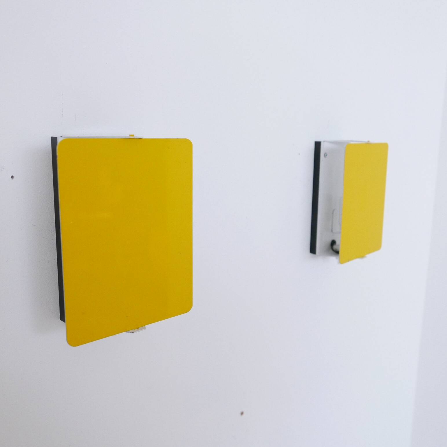 Charlotte Perriand Original Yellow Mid-Century Wall Lights (3 available)