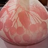 Vase with floral decoration, Gallé, early 20th century