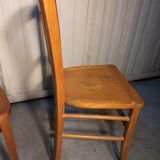 2 wooden bistro chairs Thonet