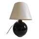 Black opaline ball lamp 1950
