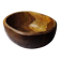 Large turned monoxyle olive wood bowl, 1950s-1970s.