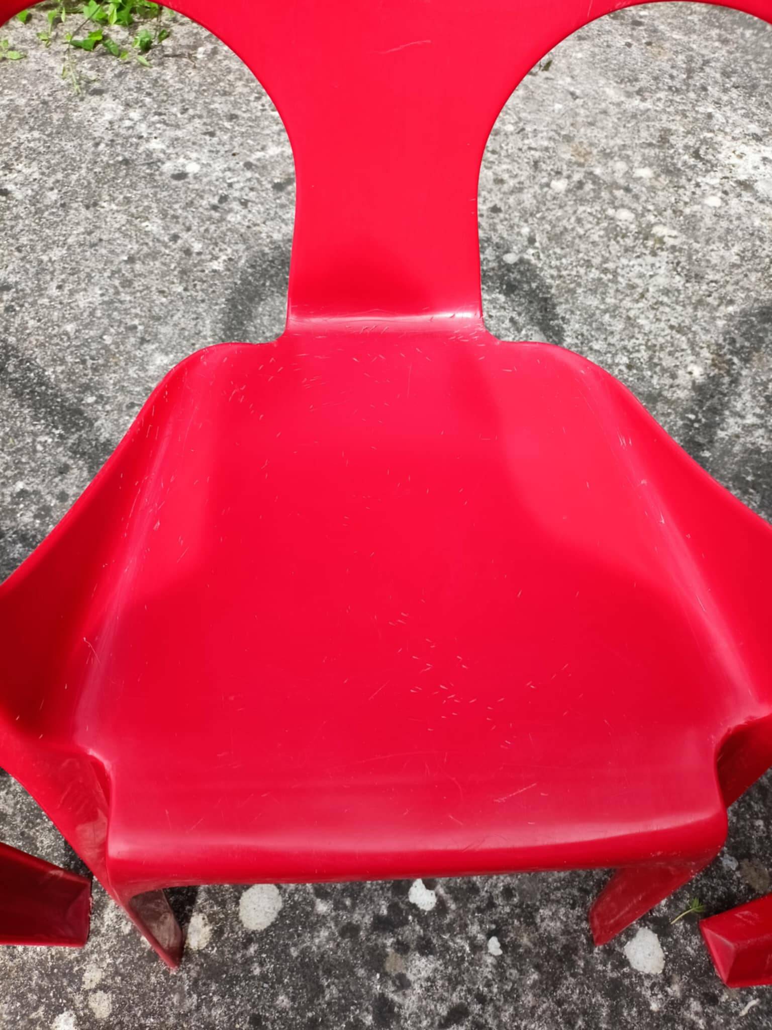 4 STAMP 3000 armchairs, by Henry Massonnet