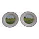 Set of 2 Villeroy & Boch plates, Naïve pattern