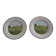Set of 2 Villeroy & Boch plates, Naïve pattern