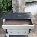 Antique Egyptian/Empire style chest of drawers with caryatids