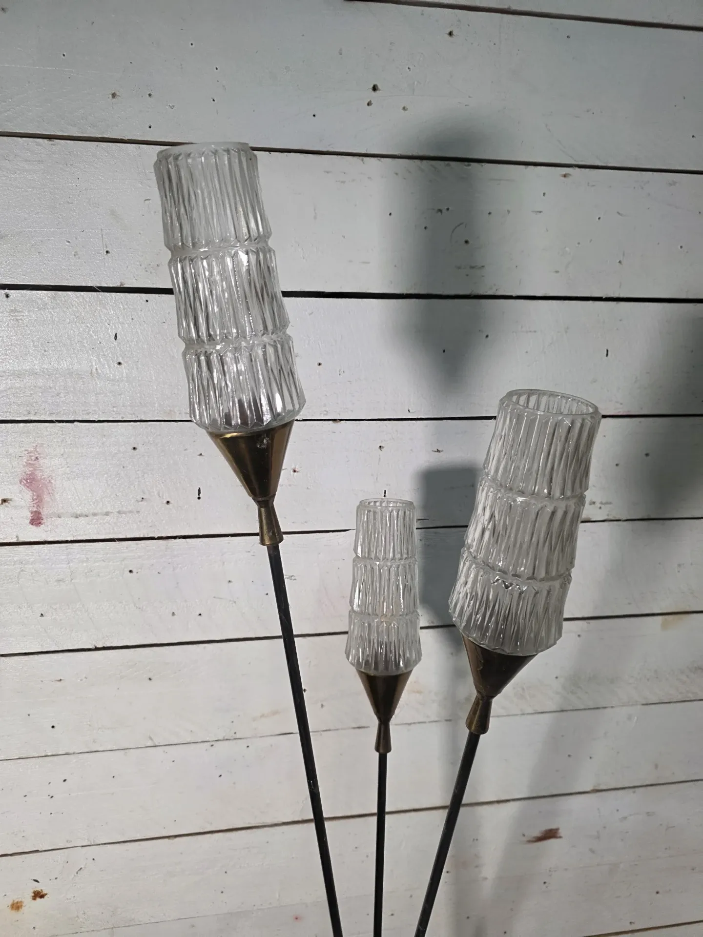 Vintage 3-light floor lamp from the 1960s.