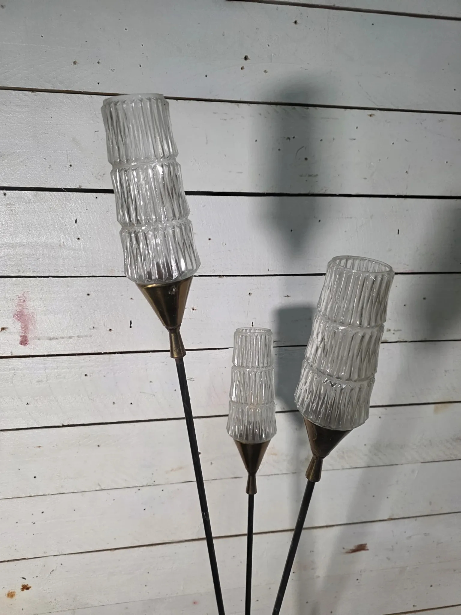 Lampadaire vintage 3 feux des années 60