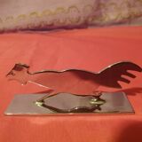 Set of 11 Art Deco knife holders signed Yorel in Piery case