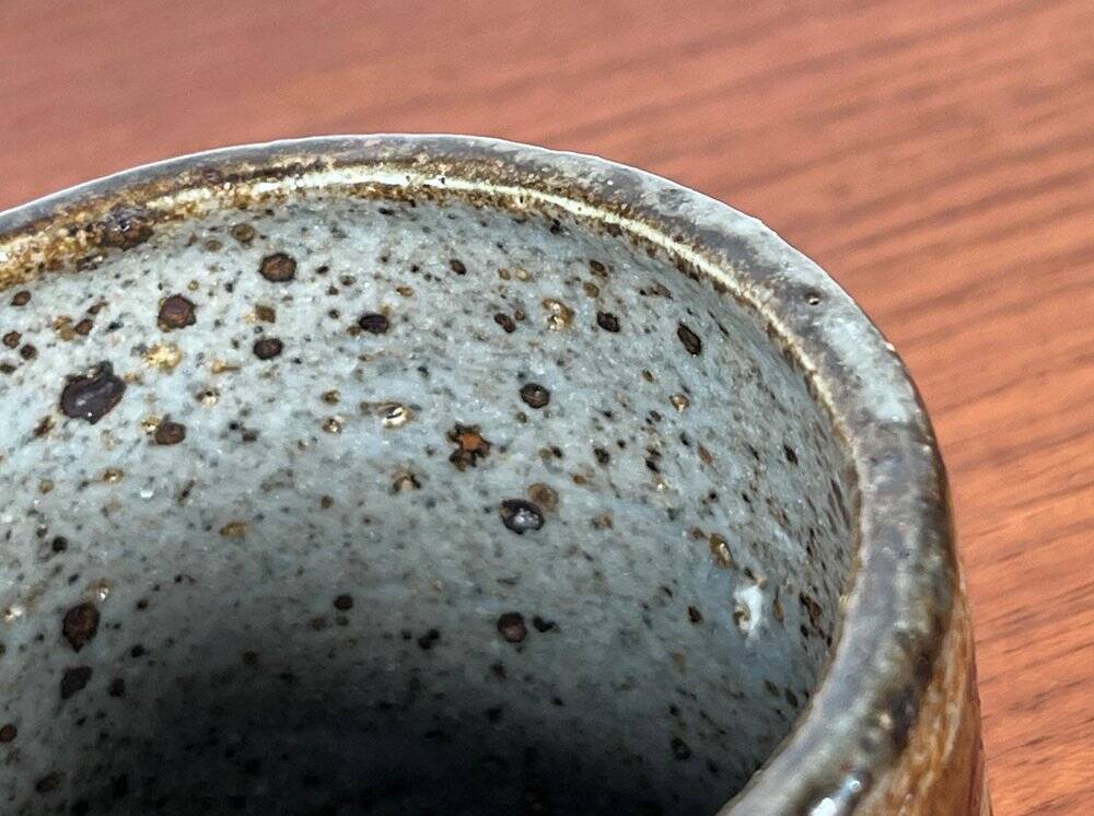 Mid-century Danish studio pottery vase from Salling Pottery, 1960s.