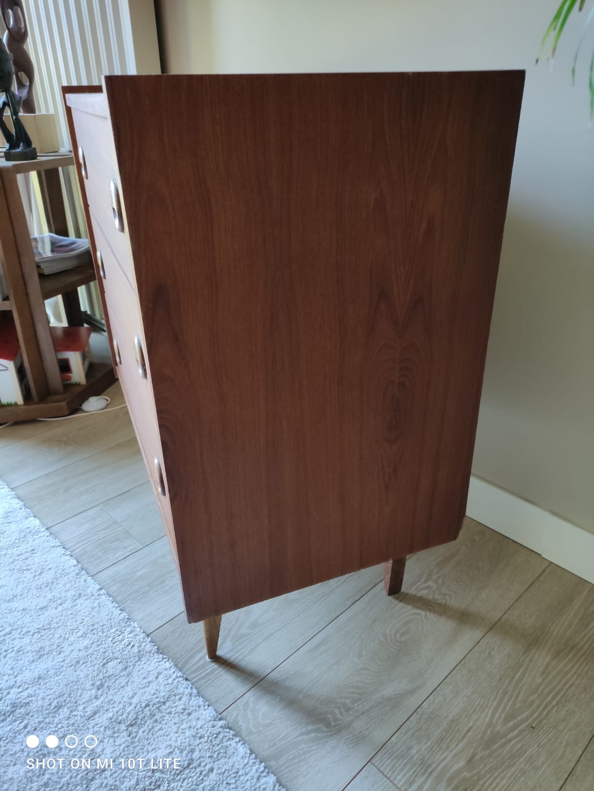 Scandinavian-style vintage teak-style commodity