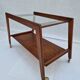 Table basse scandinave sur roulettes, 1960