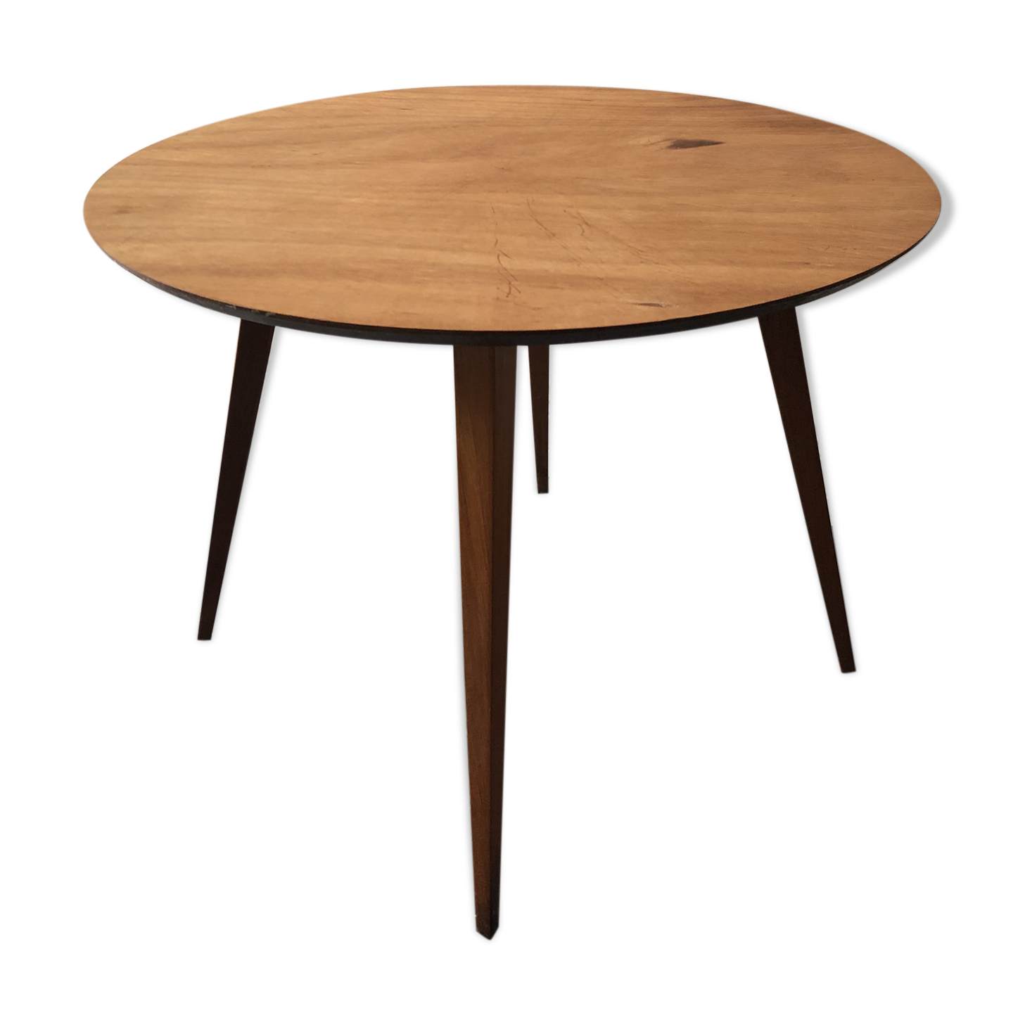 Vintage coffee table compass feet