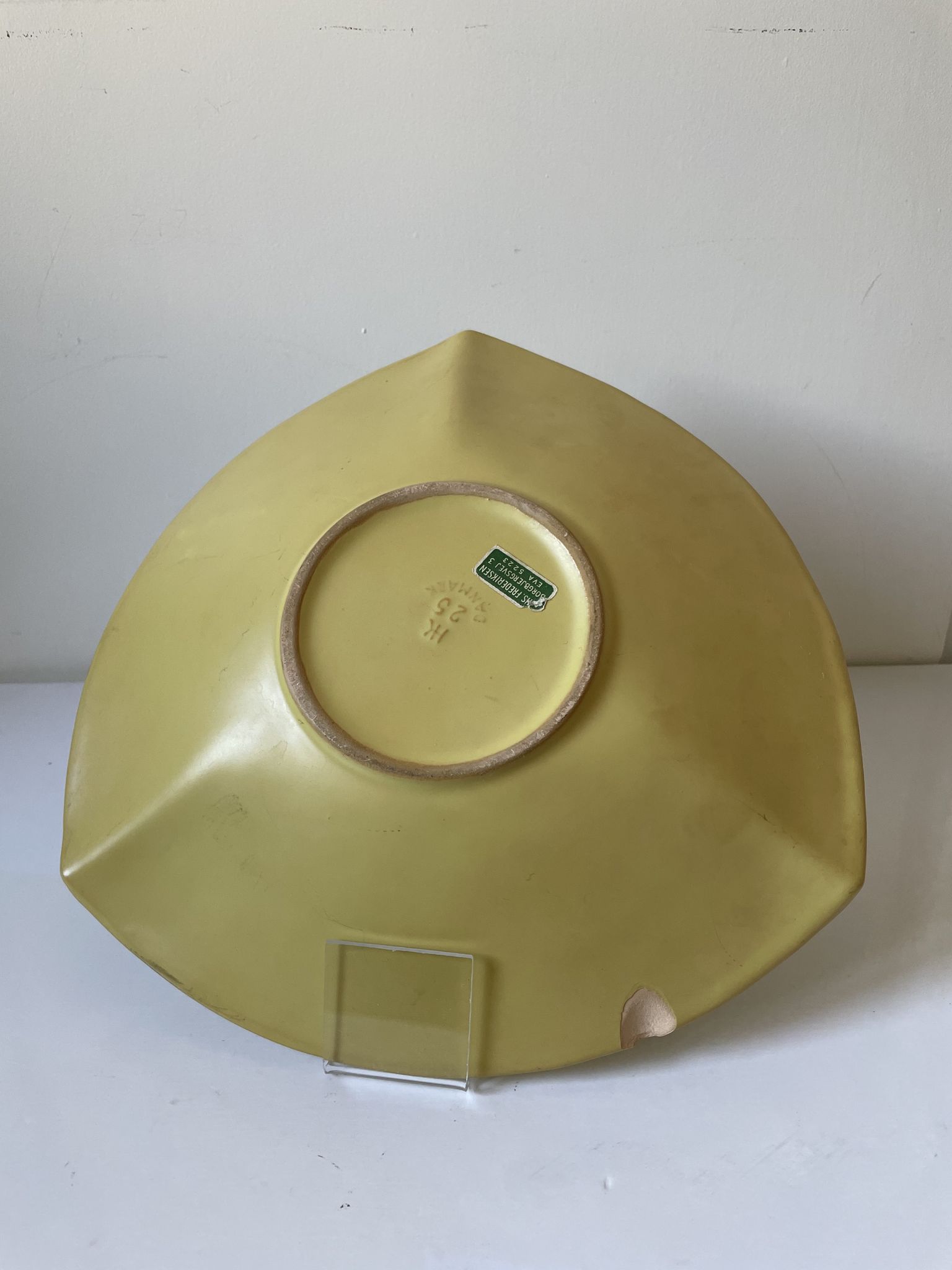 Bol décoratif en céramique glacé danois de 1950
