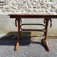 Table bistrot pieds en bois courbé