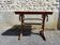 Table bistrot pieds en bois courbé