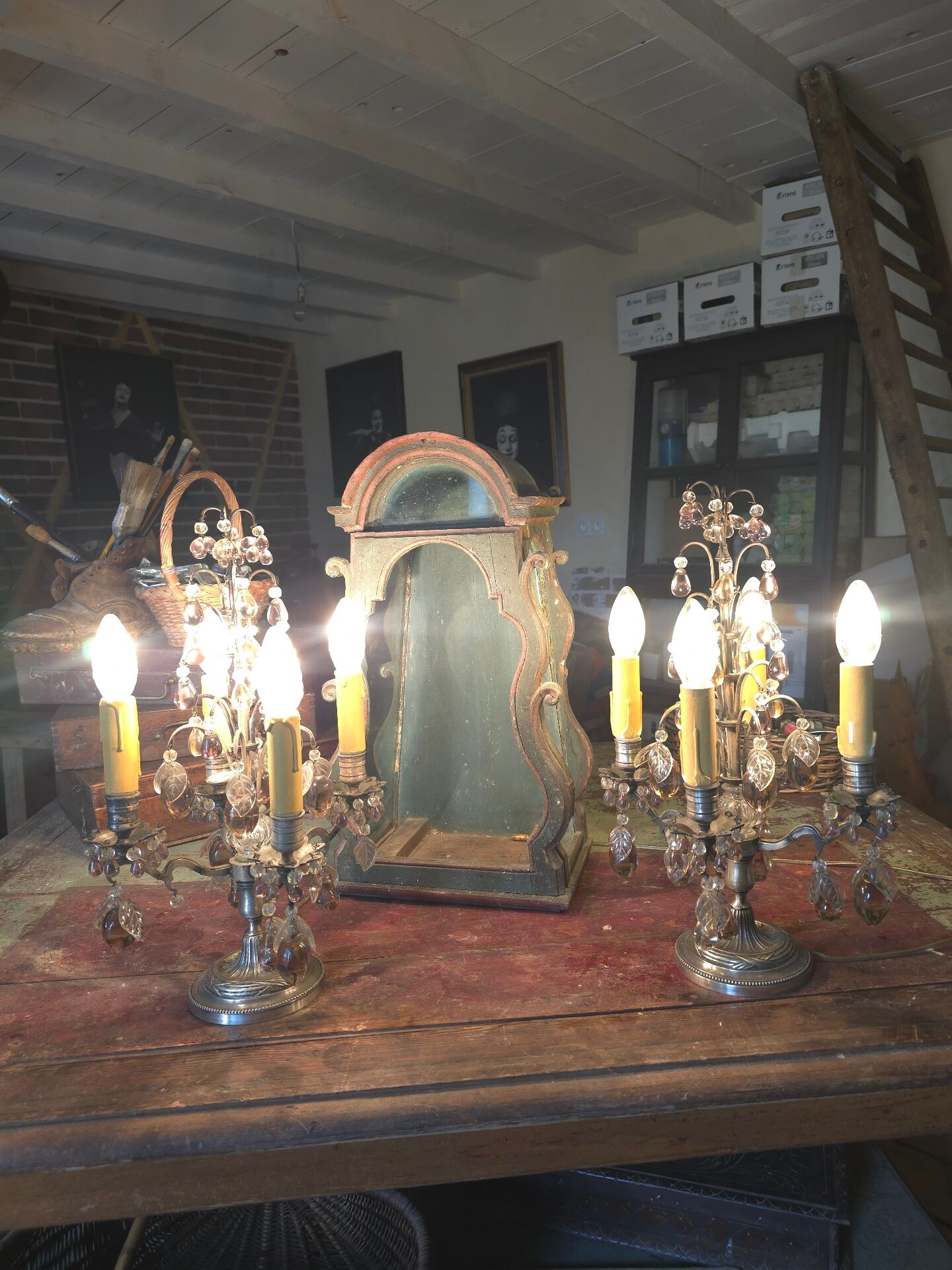 Pair of Candelabra