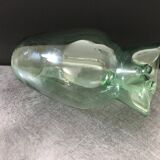 Broc vintage in glass green 25 cm